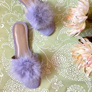 Ann Taylor Charles Pom Pom Slide SIZE 7.5